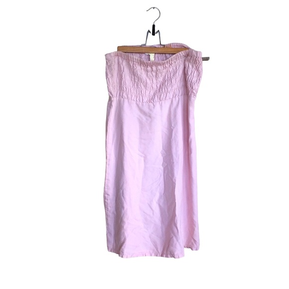 Da Nang Vintage Strapless Dress in Baby Pink - Picture 8 of 8